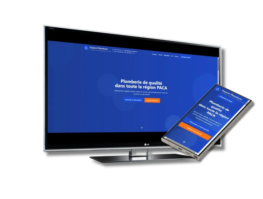 site internet PC et smartphone